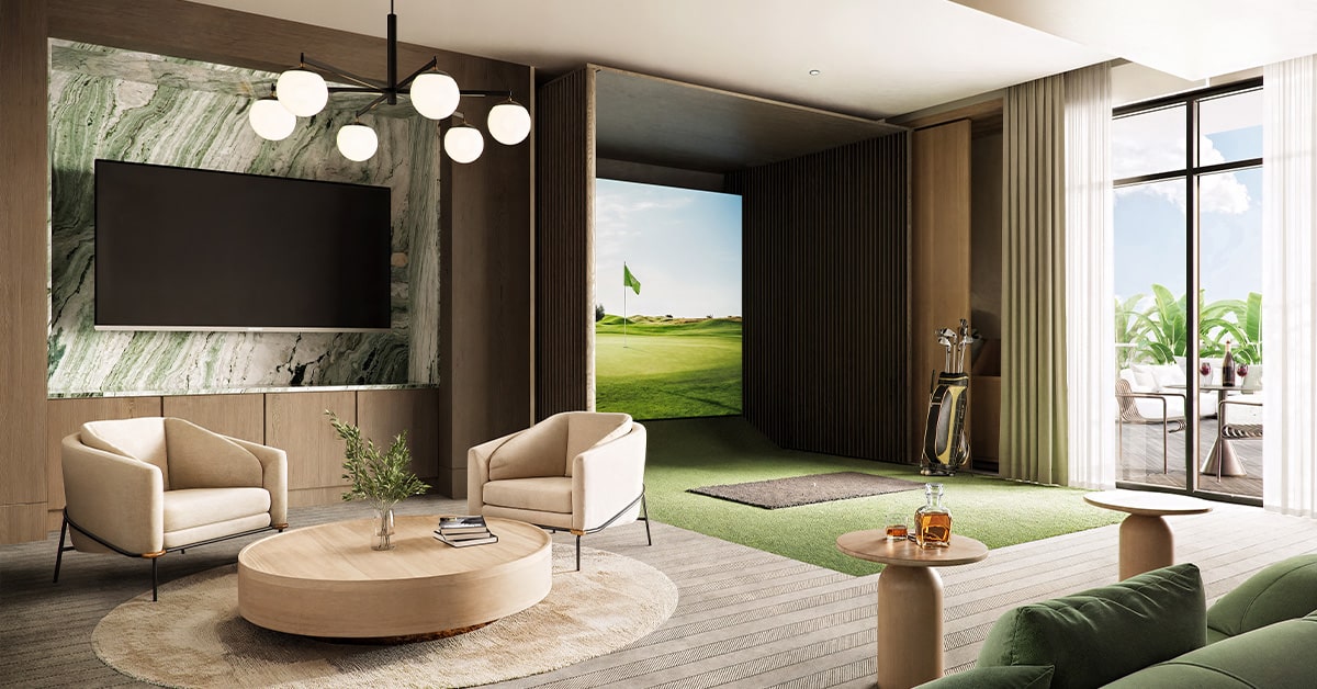 3300 Gulf Shore Sports Lounge Rendering