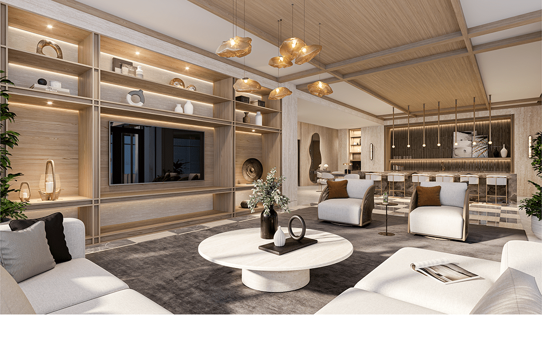 Club Room Amenity at 3300 Gulf Shore
