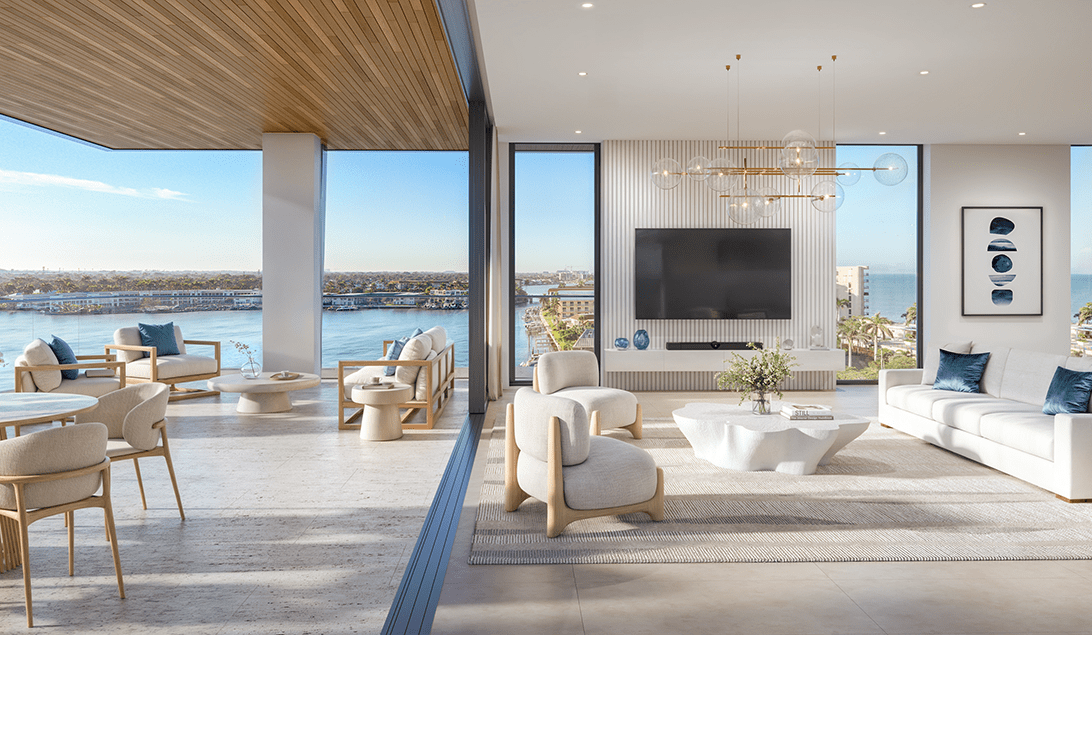 Great Room at 3300 Gulf Shore