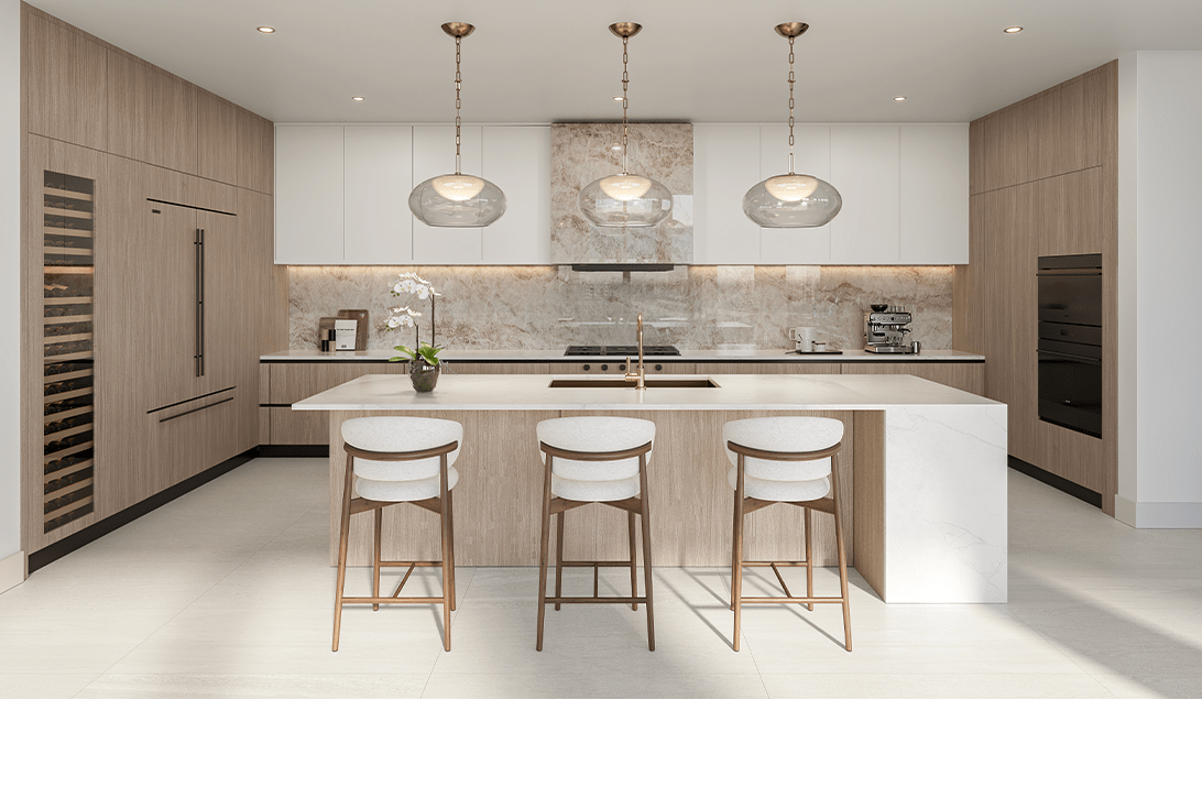 Luxury Kitchen finishes at 3300 Gulf Shore