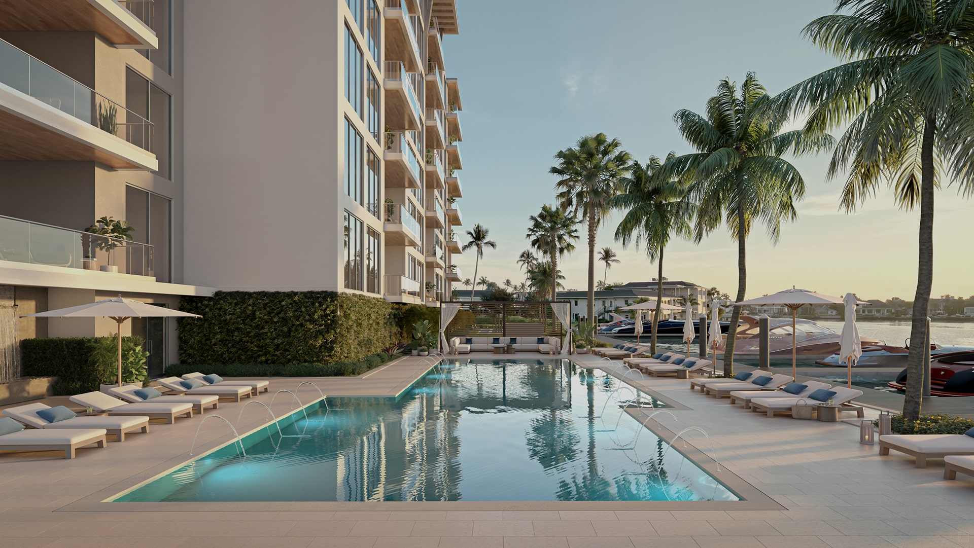 Pool rendering 3300 Gulf Shore